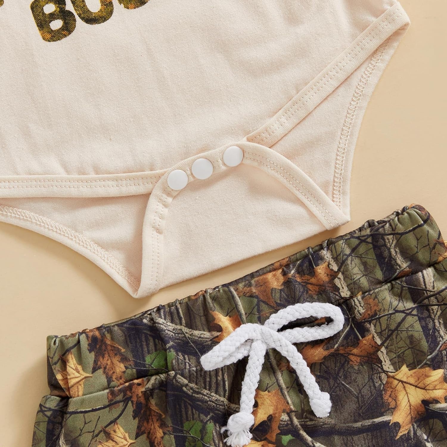 Newborn Baby Boy Clothes Hunting Long Sleeve Romper Shirt Tops Pants Fall Winter Outfits Hat Set