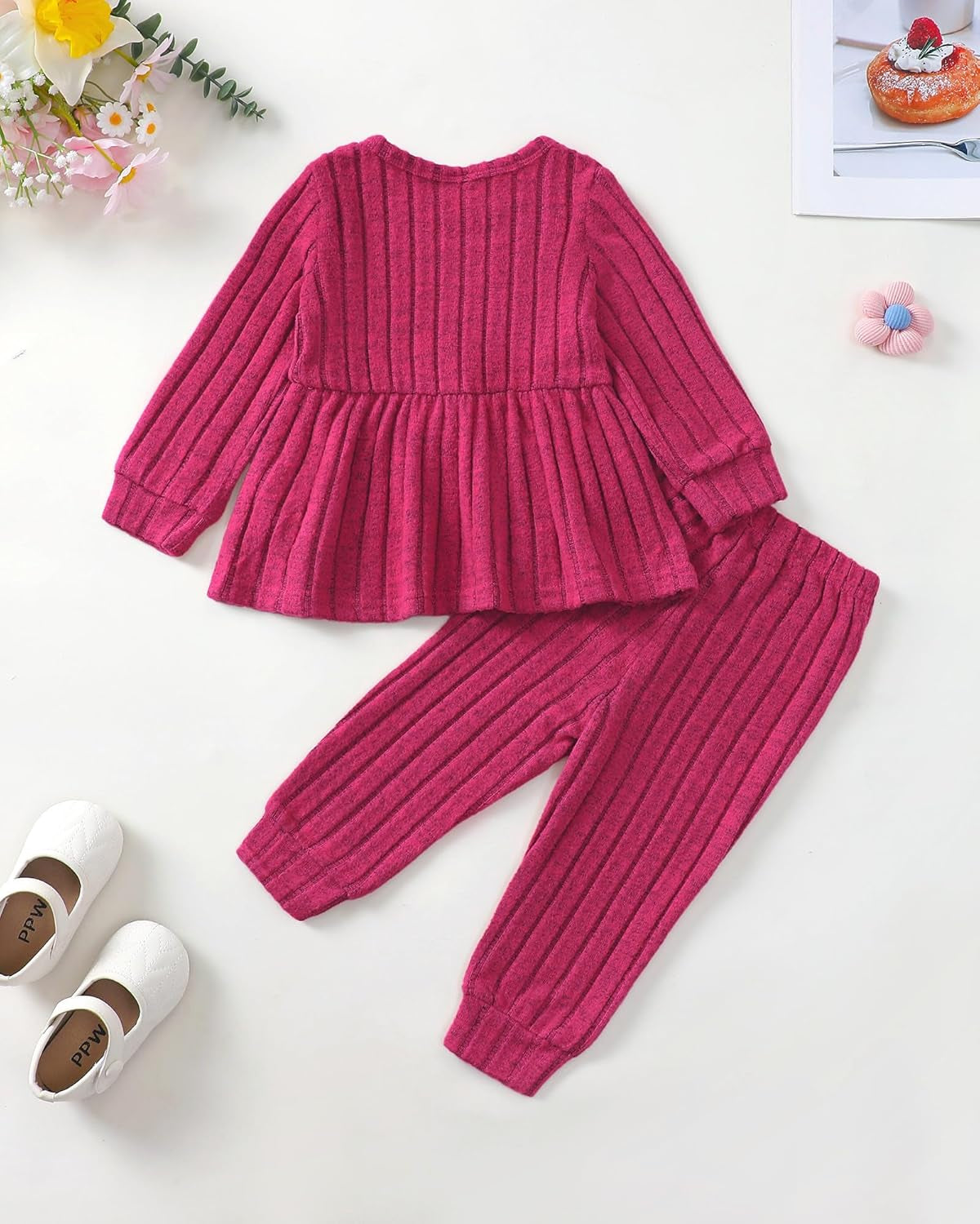 Toddler Baby Girl Clothes Fall Winter Outfits Infant Girl Sweatshirt Top 6 9 12 18 24 Months 2T 3T Pants Set