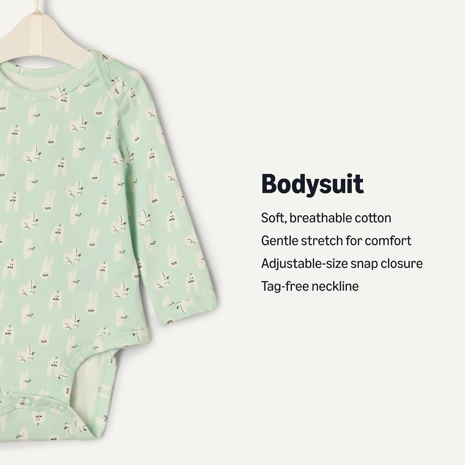 X Sofia Grainge Unisex Babies' Long Sleeve Crew Neck Bodysuit, Pack of 3