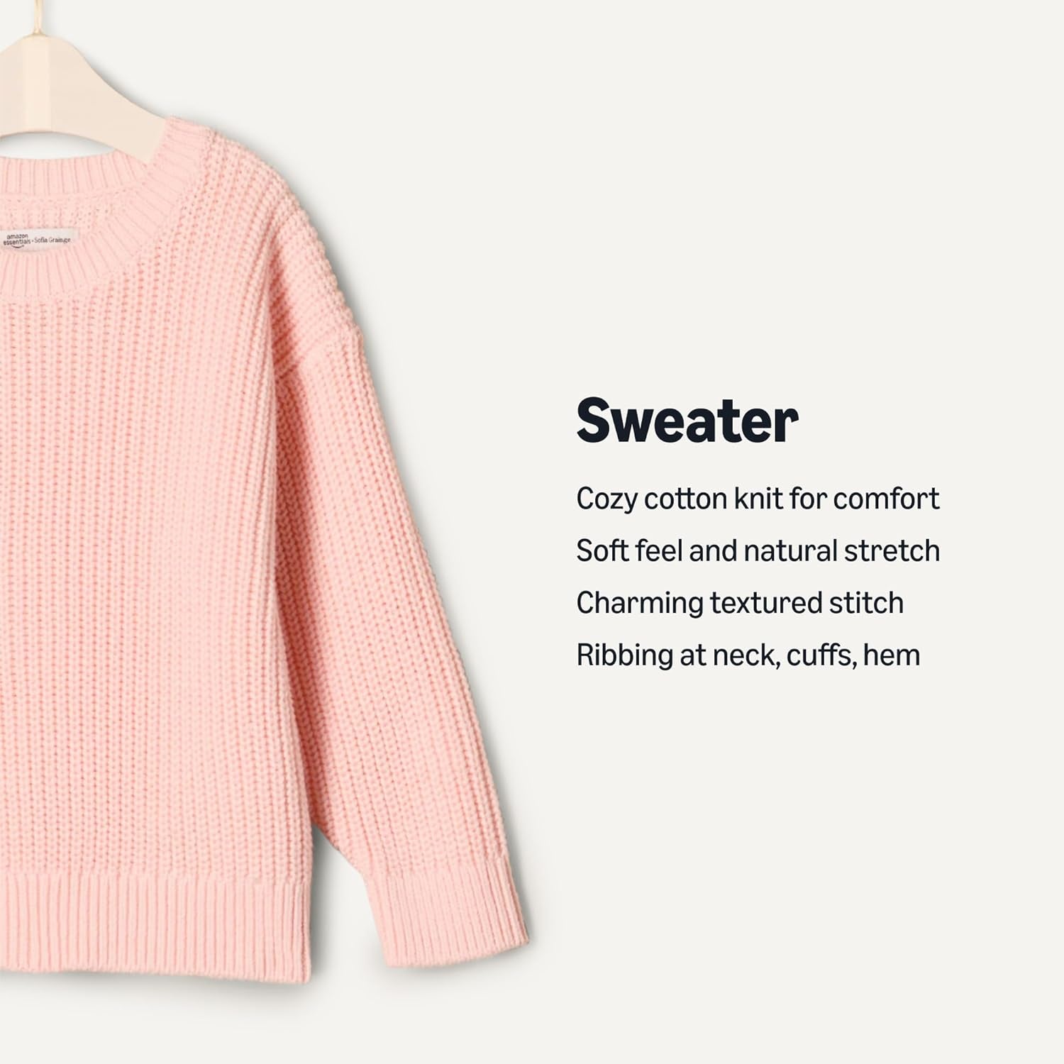 X Sofia Grainge Unisex Toddlers and Babies' Pullover Sweater