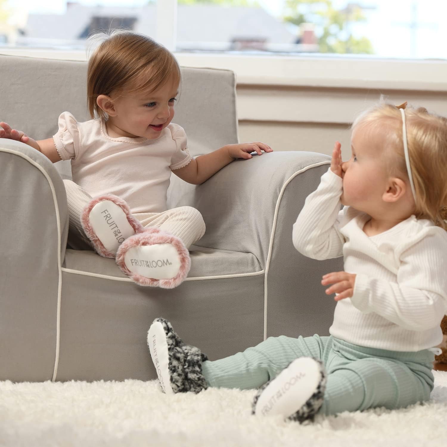 Cozy Thermal Wrap Booties with Non-Slip Grips for Baby Girls, Boys, Unisex -