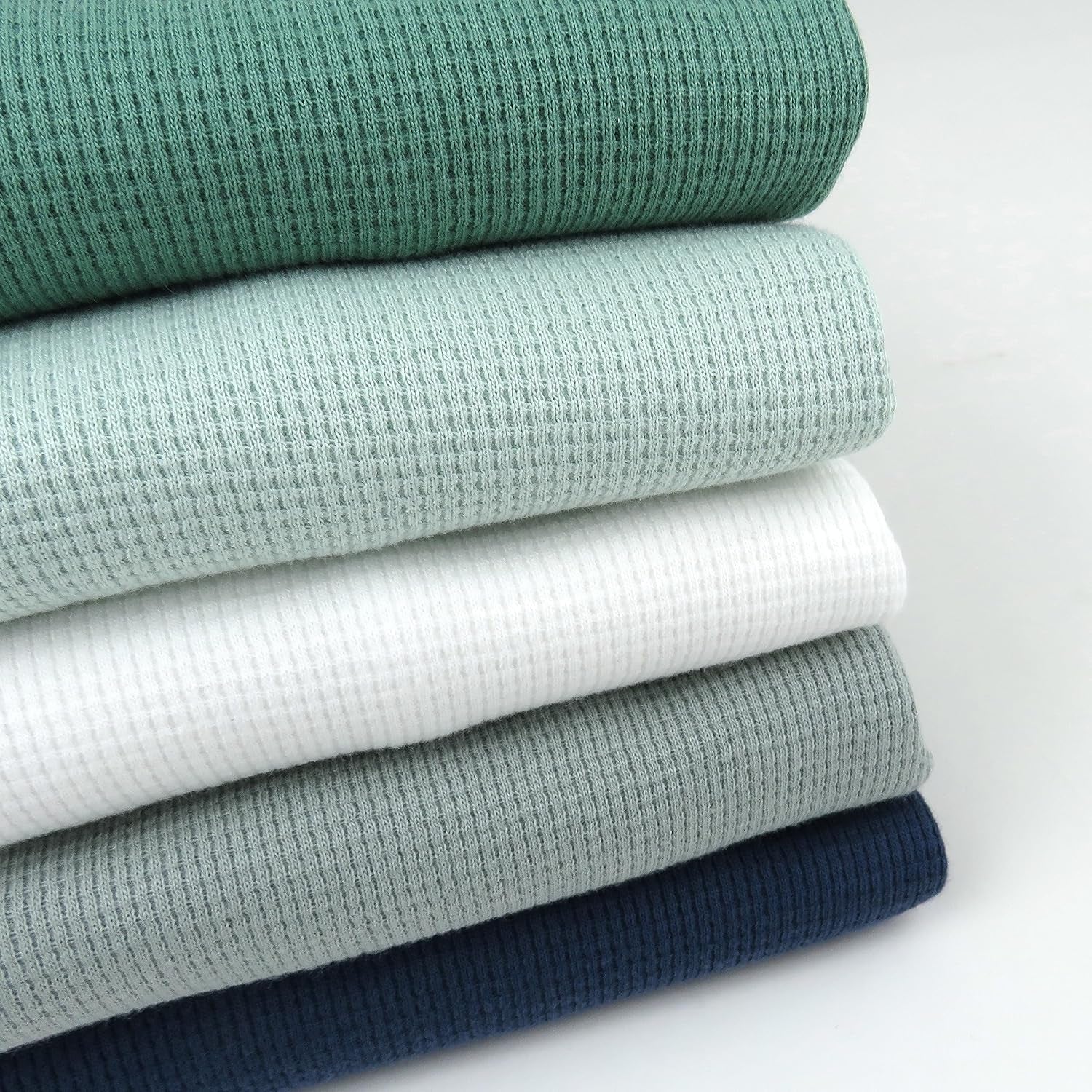 Boys' Baby Toddler & Kid Waffle Henley 100% Organic Long Sleeve Shirts (5-Pack)