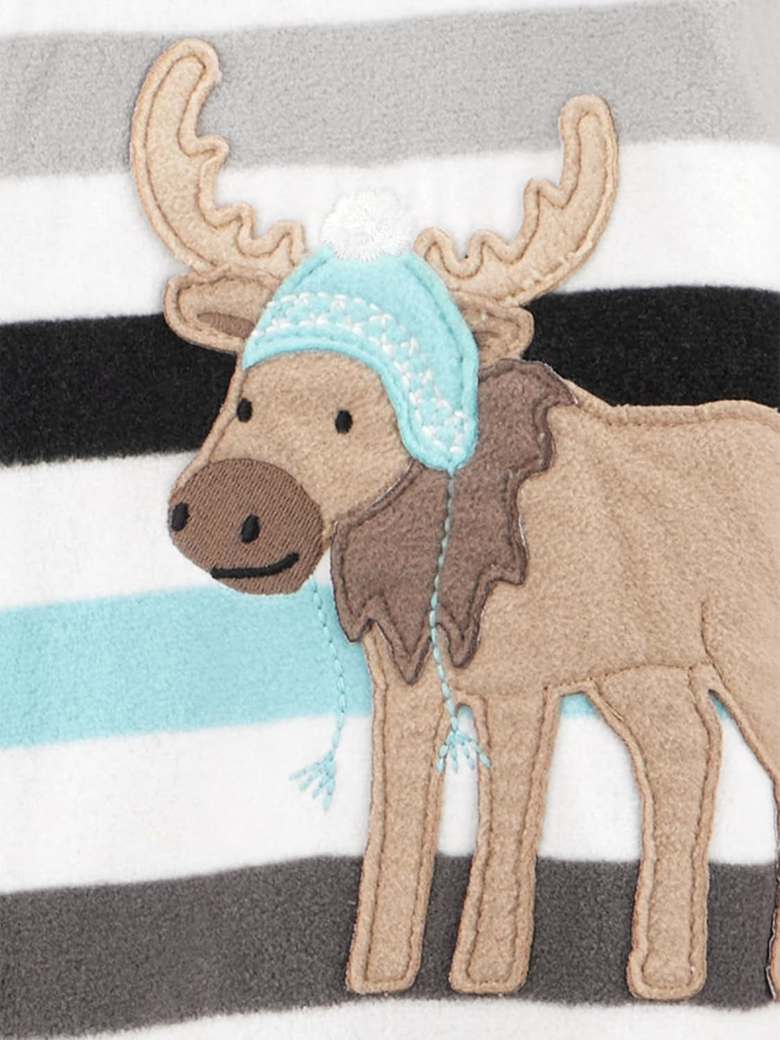 Baby-Boys Loose-Fit Flame Resistant Fleece Footed Pajamas