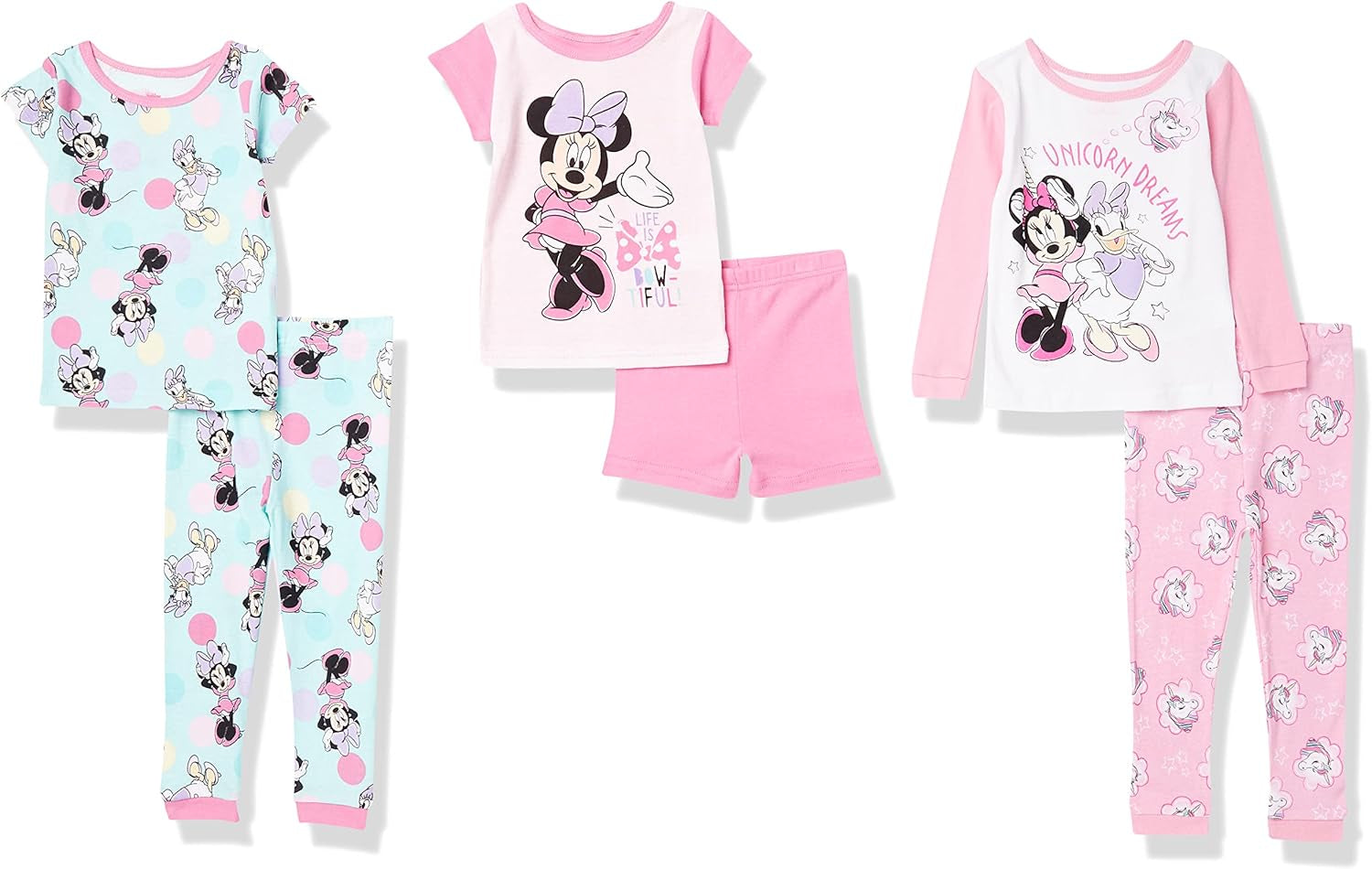 Unisex-Child 6-Piece Snug-Fit Cotton Pajama Set, Soft & Cute for Kids