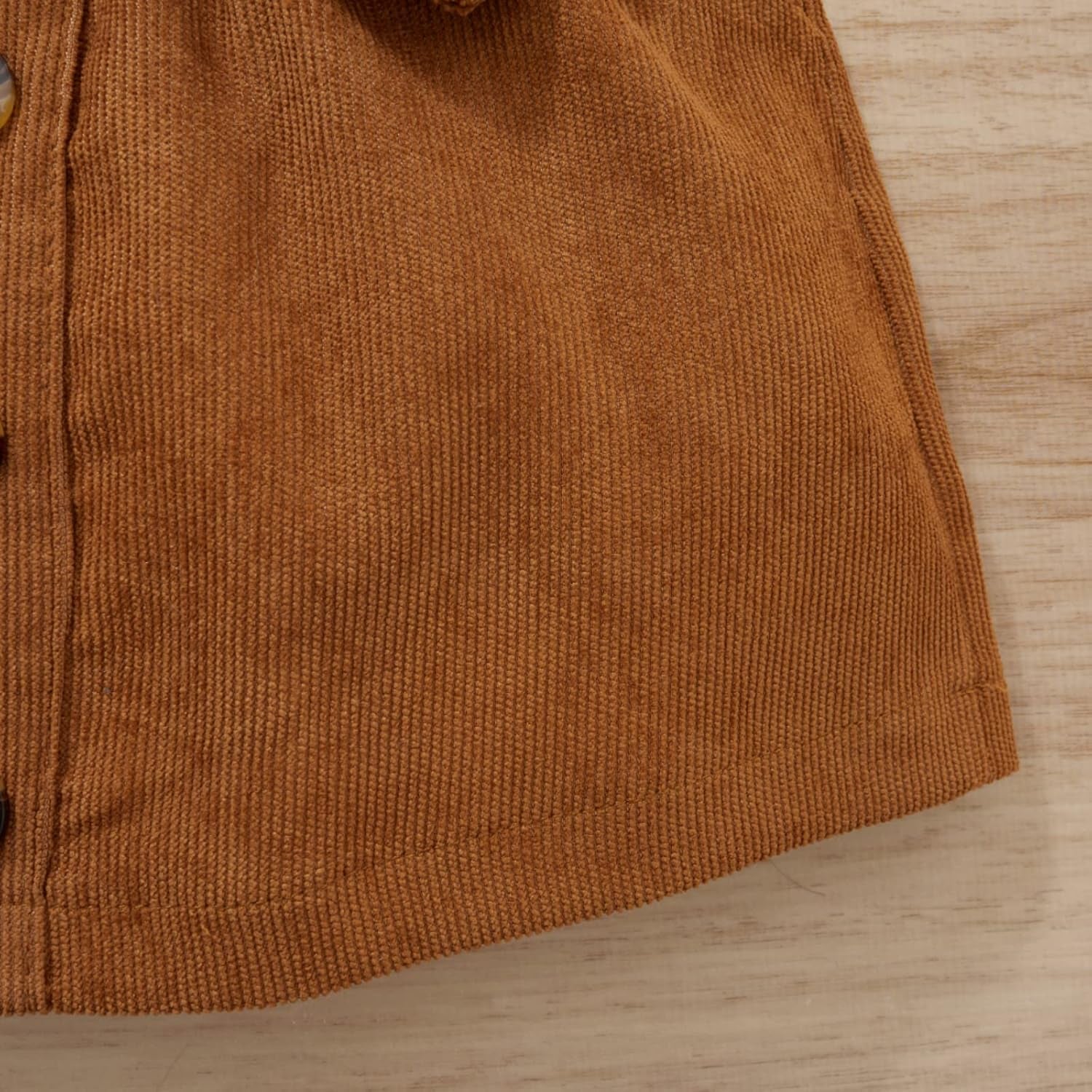 Baby Toddler Girl Outfits Fall Winter Clothes Turtleneck Knitted Cotton Long Sleeves Tops & Button Mini Skirts Set