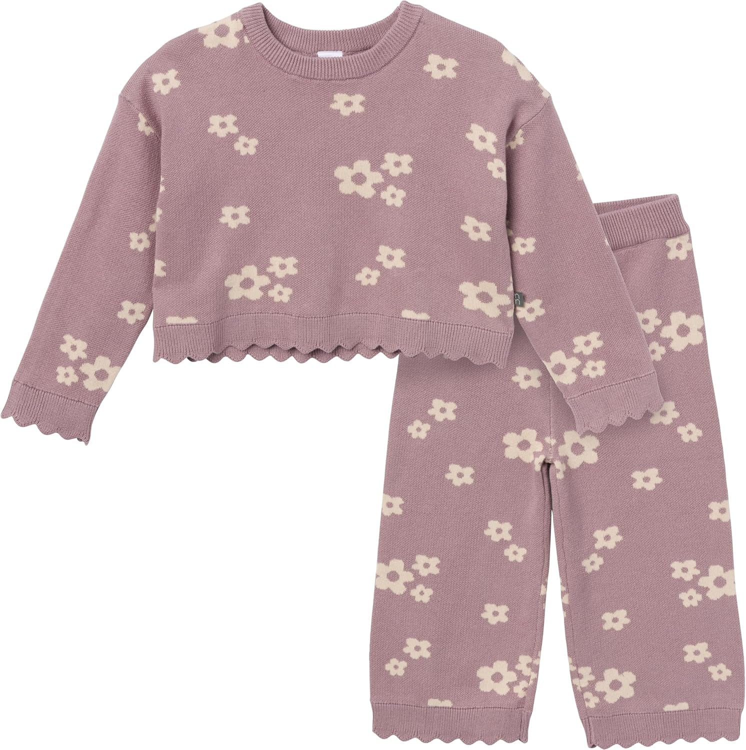 Baby-Girls Jacquard 2-Piece Sweater Set