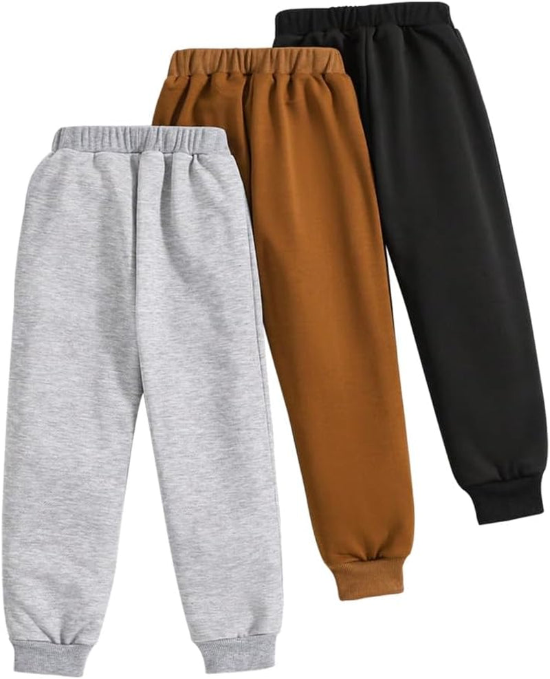 Toddler Boy Pants - 3 Pack Sweatpants - Dinosaur Graphic Print Toddler Jogger Pants Size 3T 4T 5T 6T 7T