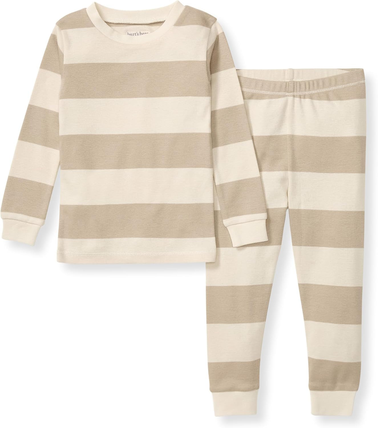 Boys' 2-Piece Long Sleeve Tee and Pants Organic Cotton Pajama Set