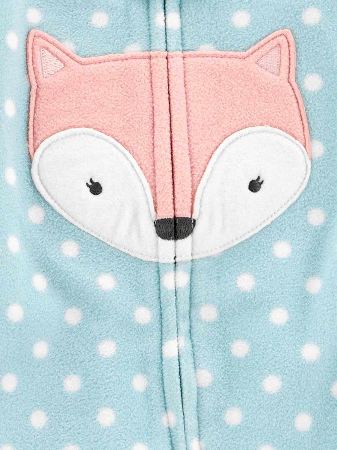 Baby-Girls Cotton and Fleece Footed Sleep and Play, Pack of 2