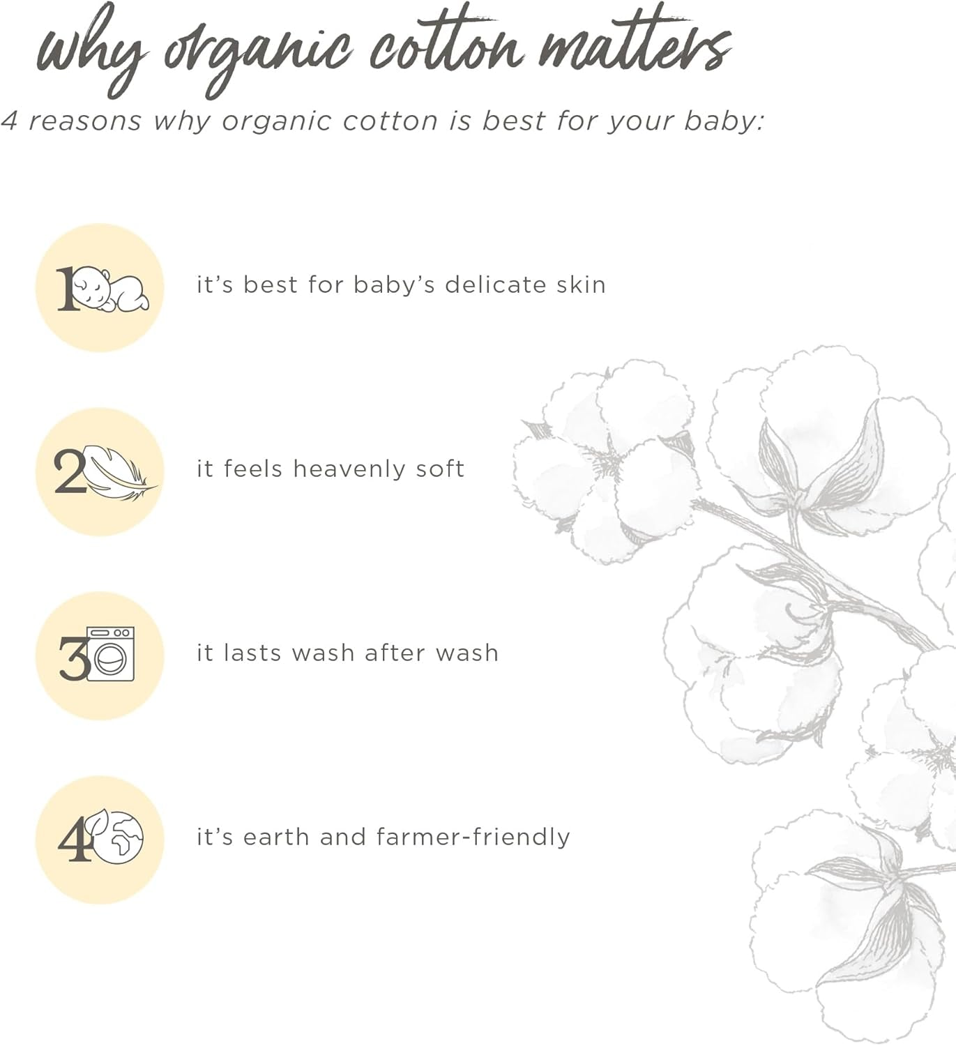 Boys' Organic Cotton Sleep and Play Footed Pajamas, One-Piece Zip Front Romper, Baby Essentials