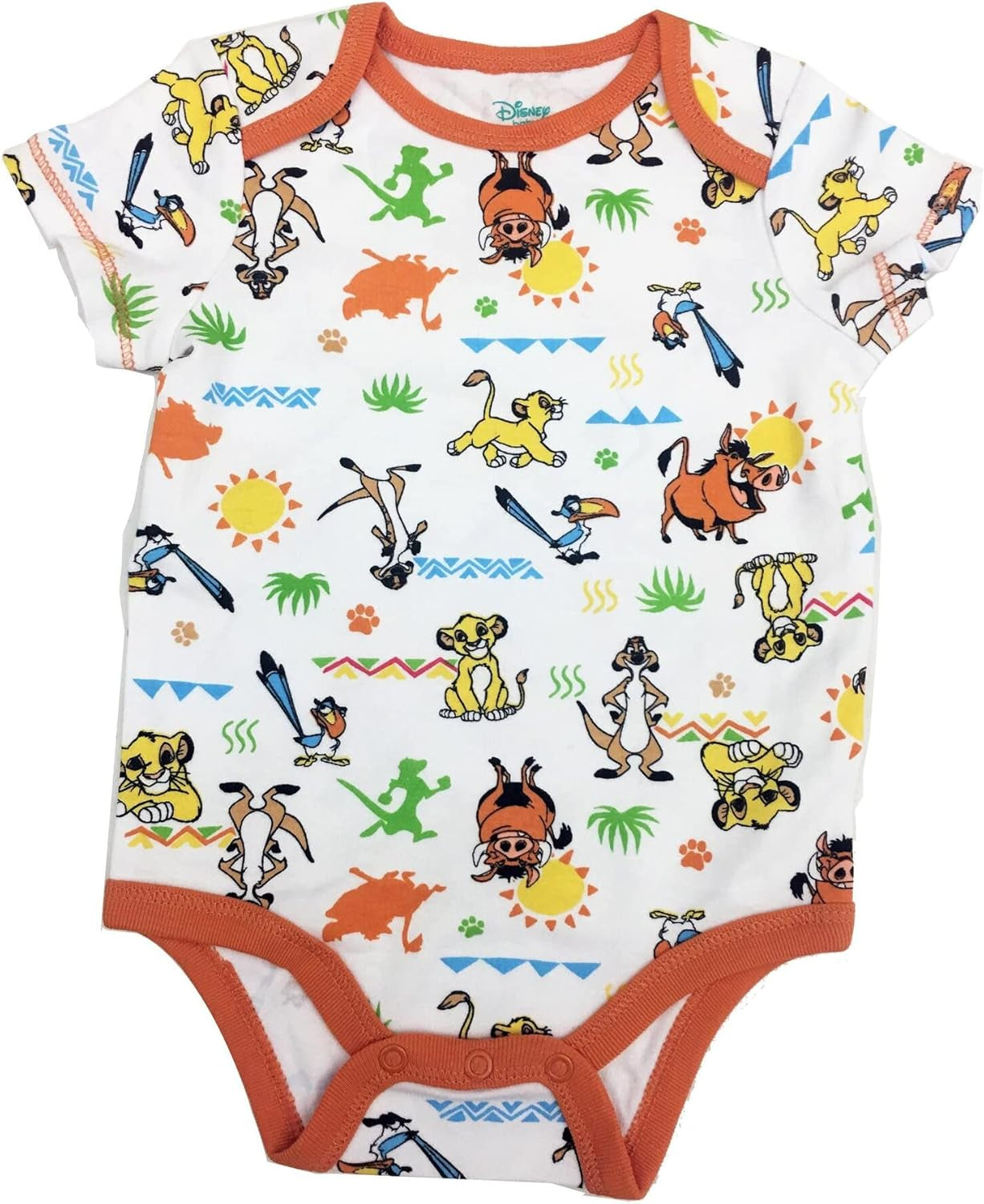 Baby 5 Pack Bodysuits Newborn to Infant Sizes (Newborn - 24 Months)