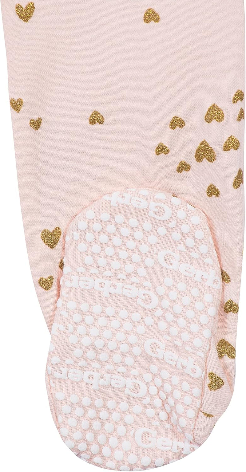 Baby Girls Baby-Girls 4-Pack Footed Pajamas