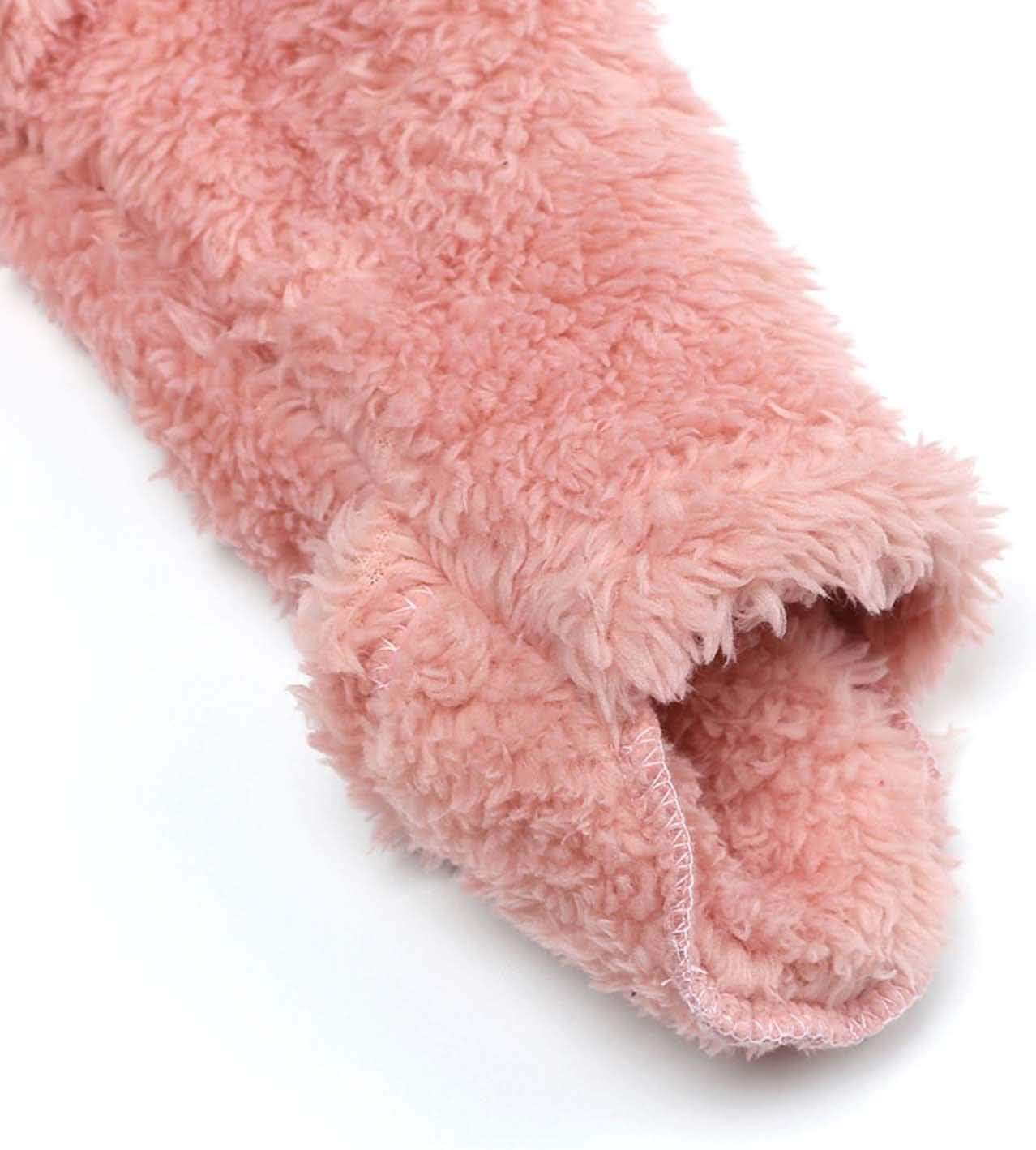 Newborn Baby Jumpsuit Hooded Fleece Rompers Long Sleeve Onesie Outwear Outfits