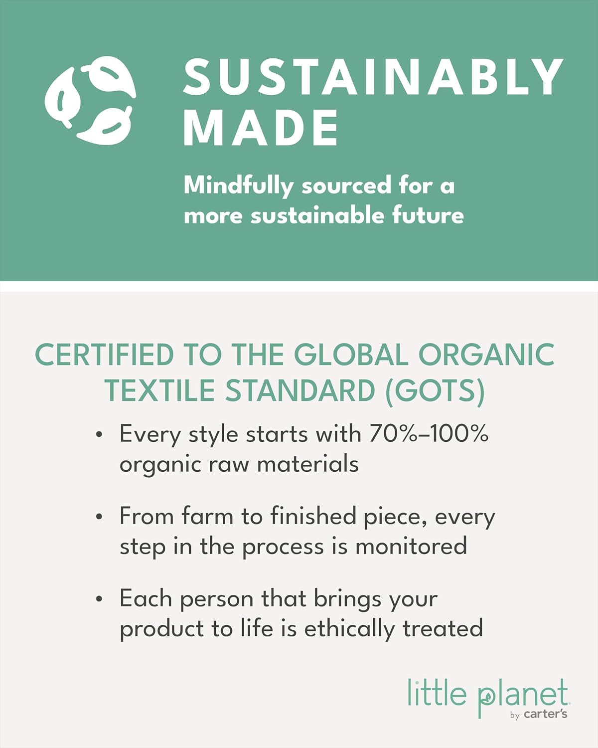 Unisex-Baby 2-Piece Pants Set Made with Organic Cotton