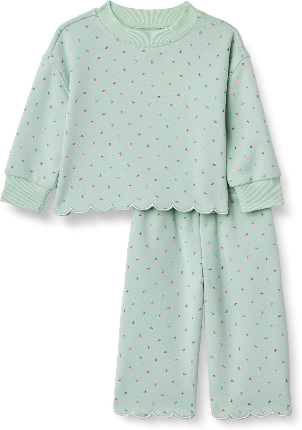 X Sofia Grainge Toddlers and Baby Girls' French Terry Pant and Top Set