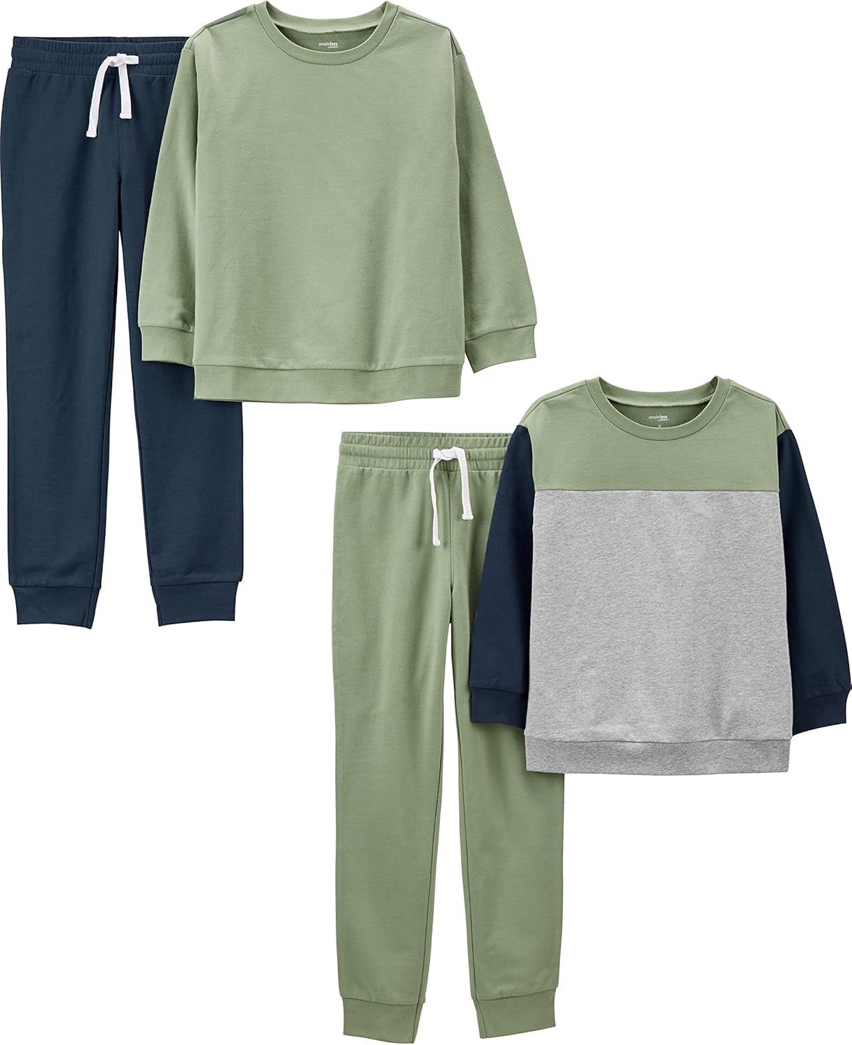 Baby-Boys 4-Piece Sweatshirt Set