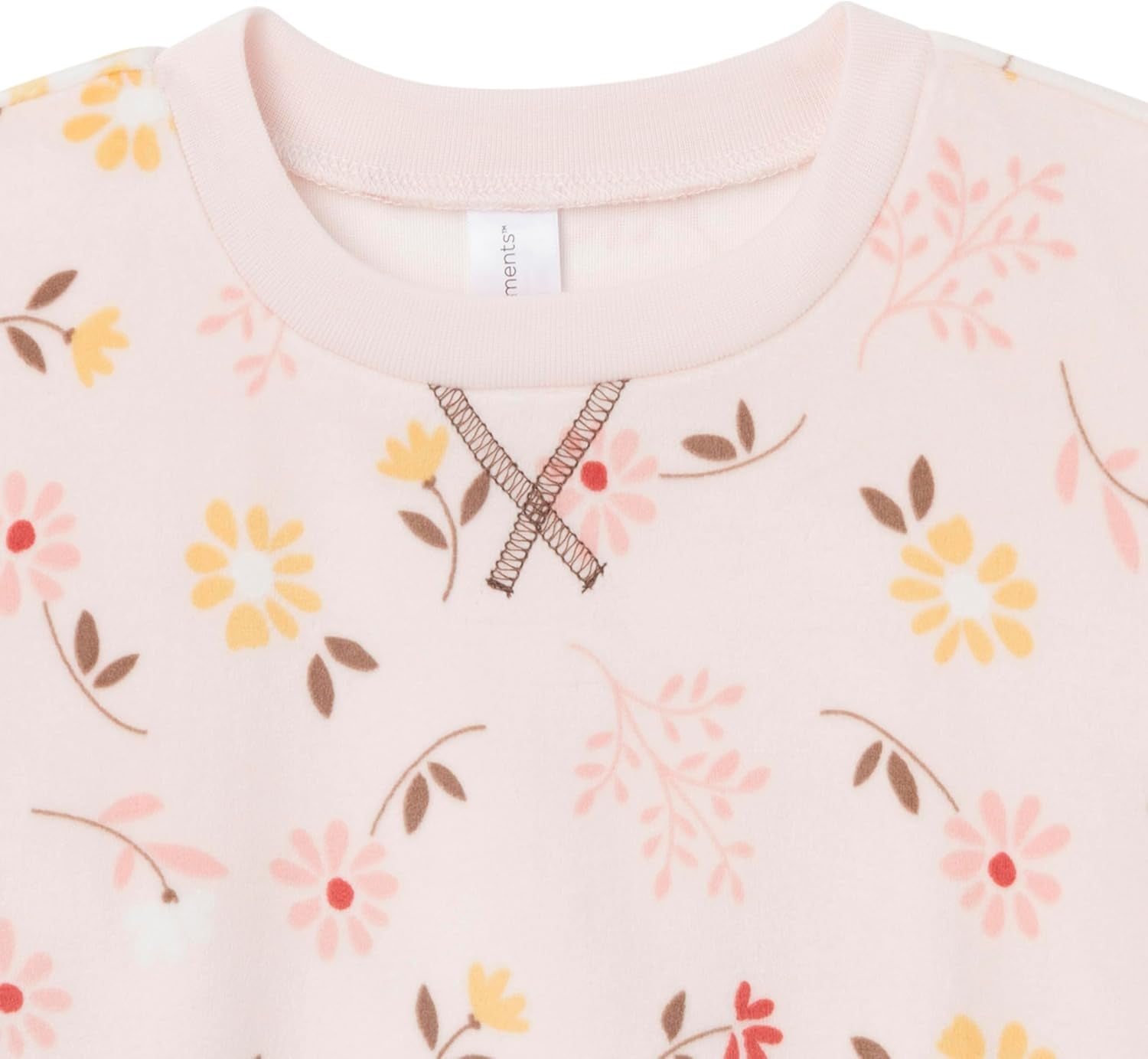 Baby-Girls Toddler Bunny Fleece 2-Piece Sweater & Pant Pajama Set