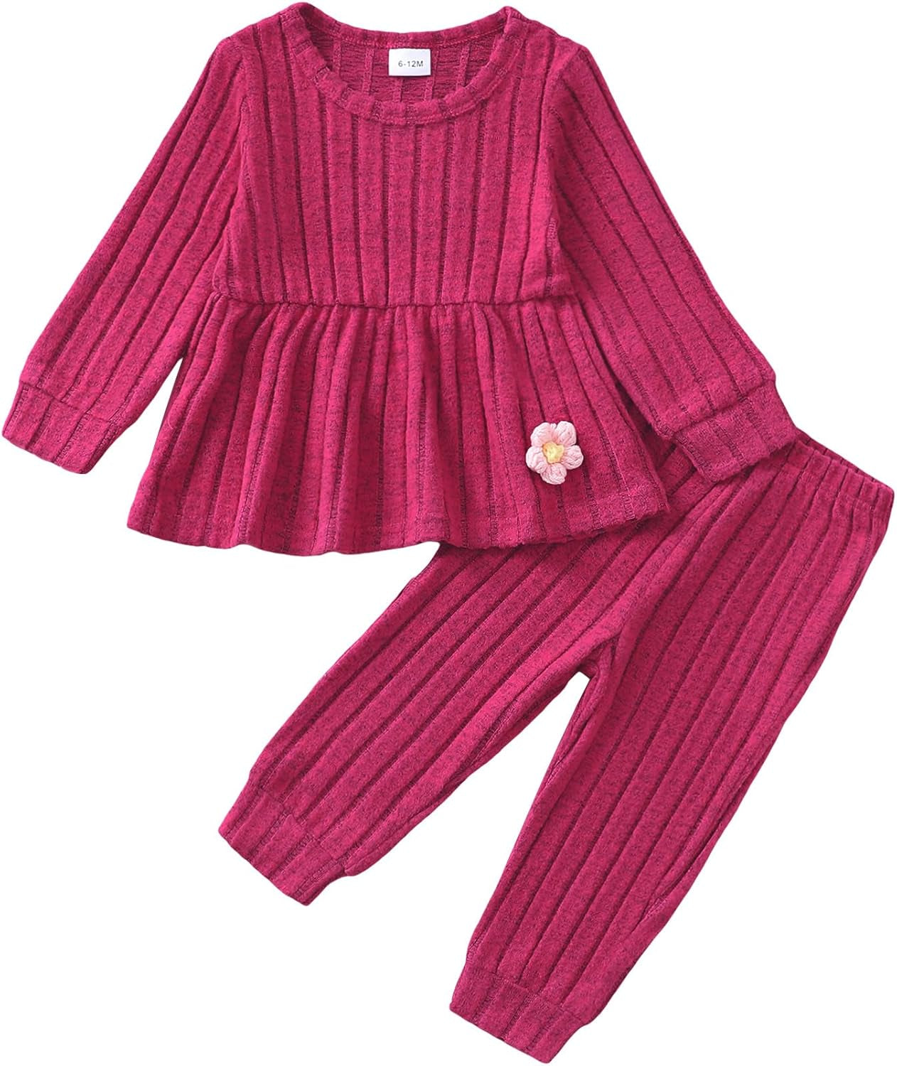 Toddler Baby Girl Clothes Fall Winter Outfits Infant Girl Sweatshirt Top 6 9 12 18 24 Months 2T 3T Pants Set