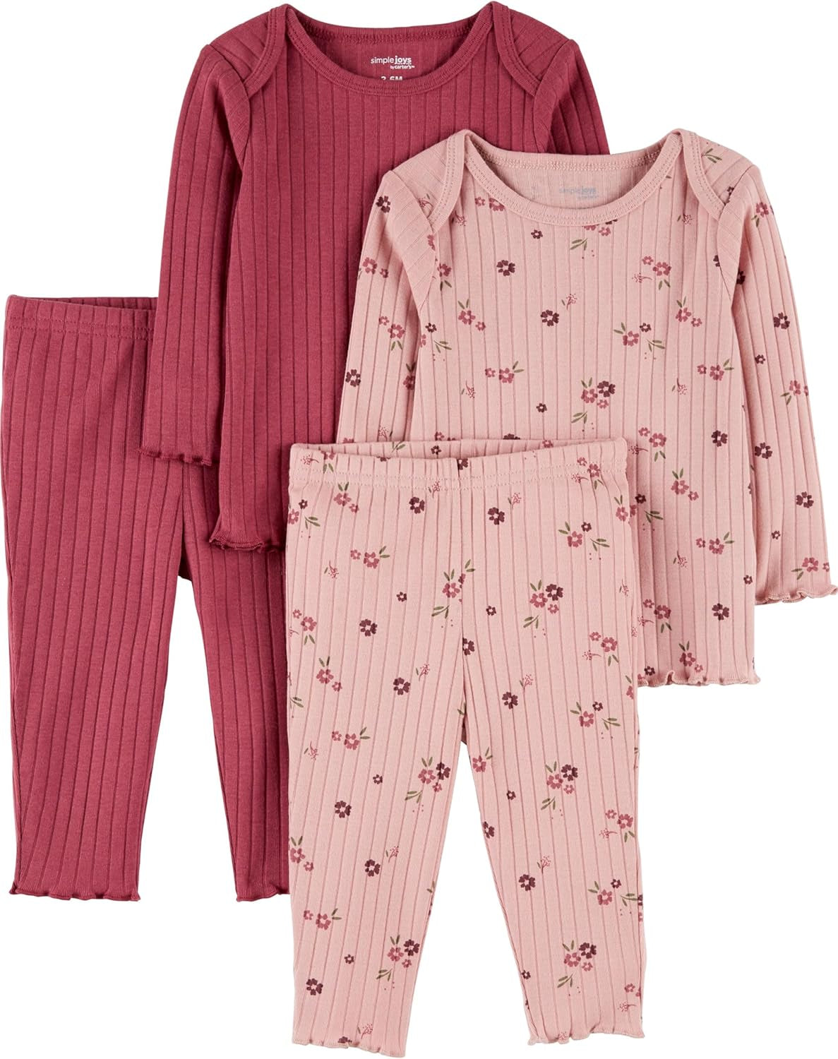 Unisex-Baby 4-Piece Textured Set