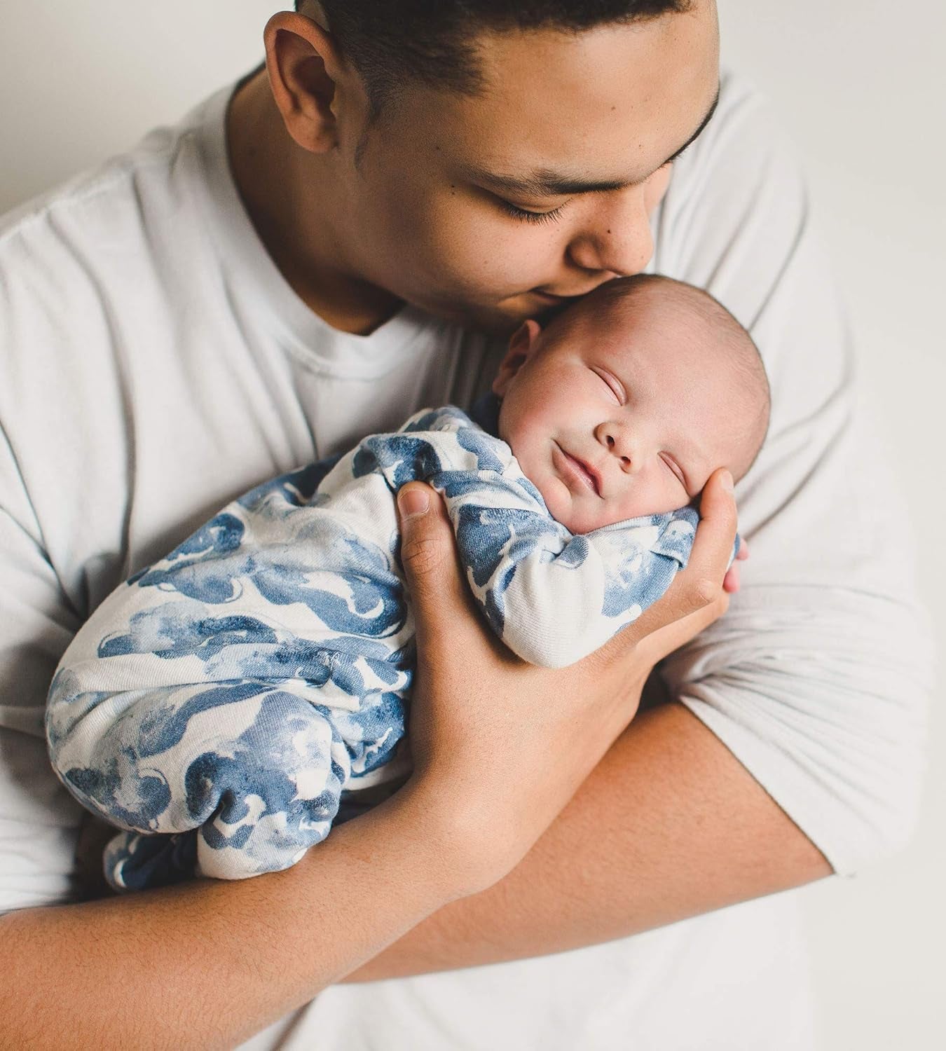 Boys Sleep and Play Pjs, 100% Organic Cotton One-Piece Zip Front Romper Jumpsuit Pajamas