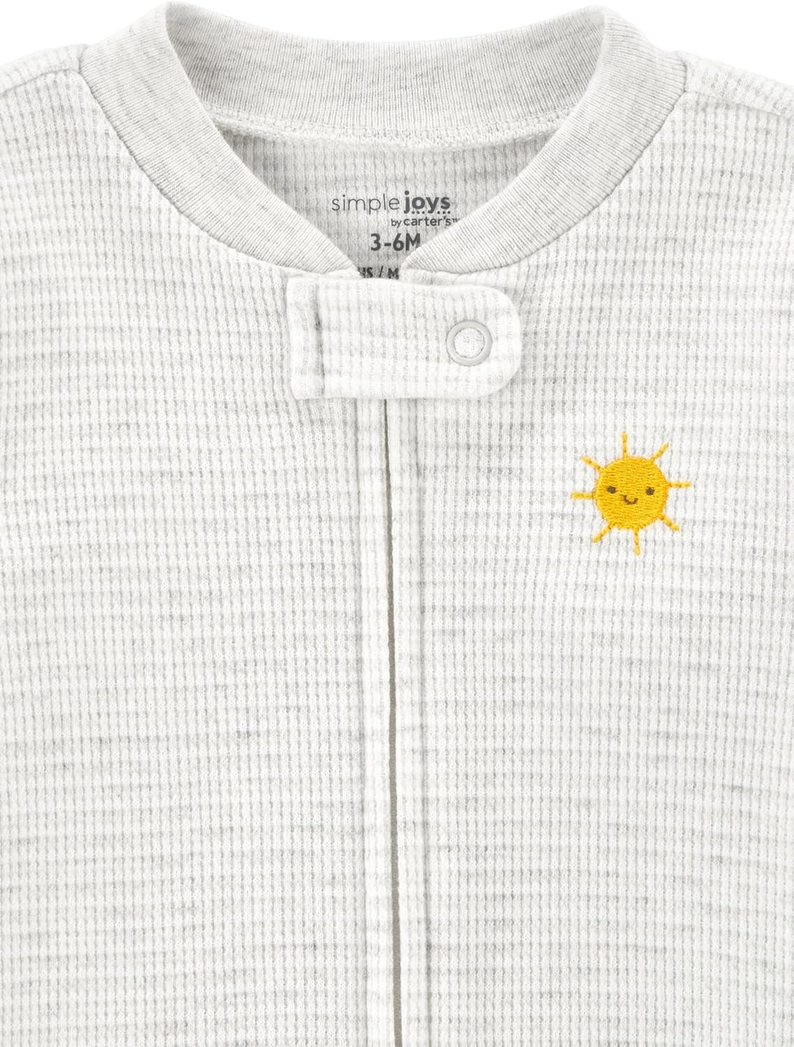 Unisex-Baby 2-Way Zip Thermal Footed Sleep and Play, Pack of 2