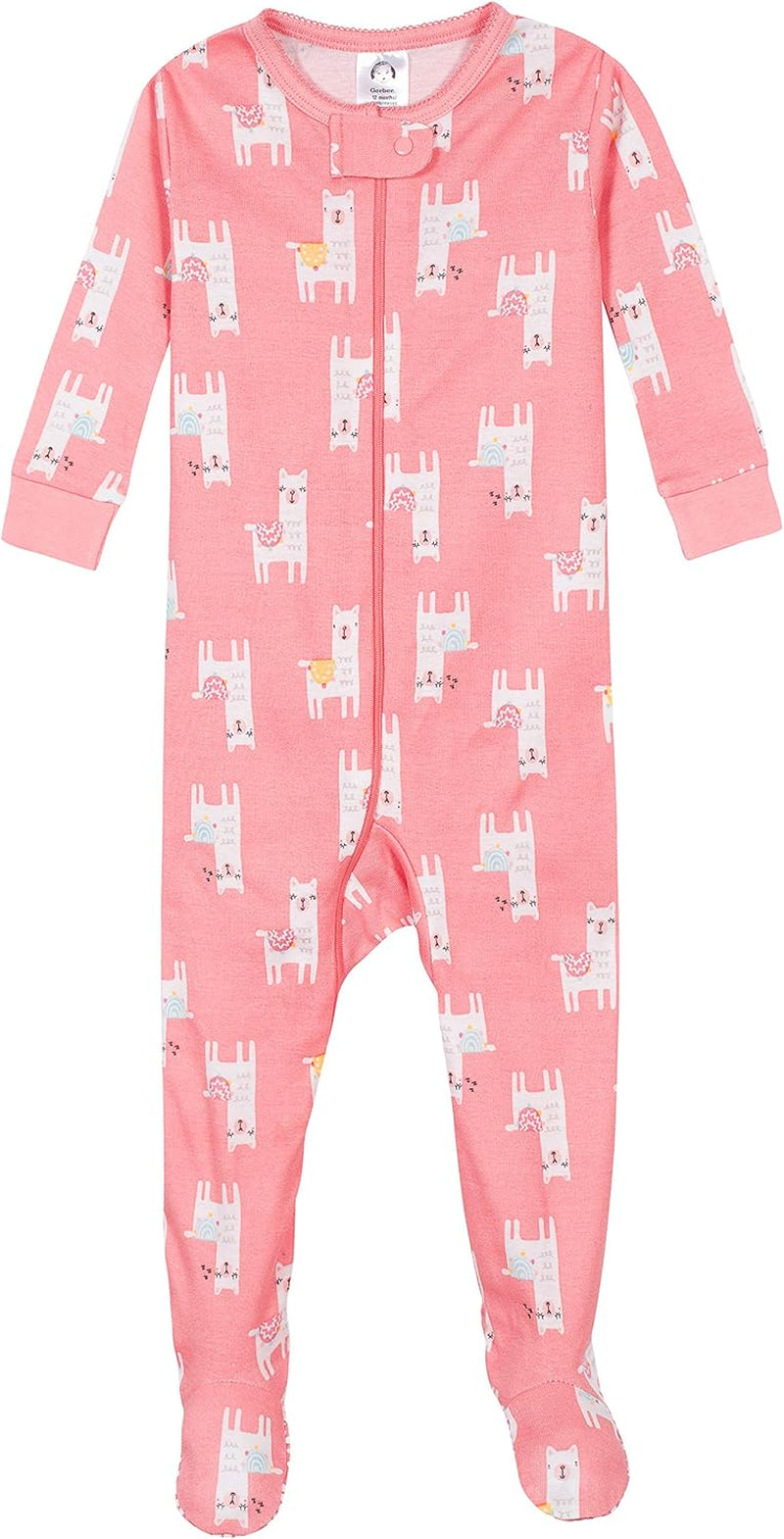 Baby Girls Baby-Girls 4-Pack Footed Pajamas