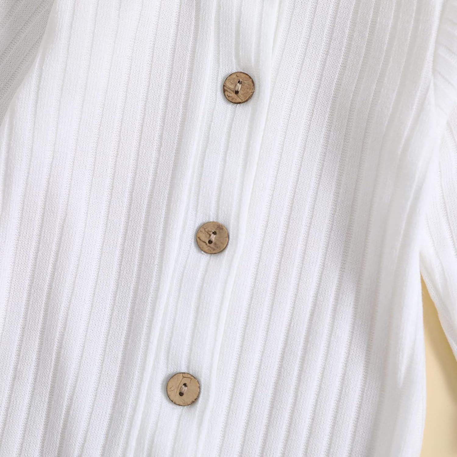 Lovely Solid Color Baby Long Sleeve Jumpsuit Baby Girl Bodysuit