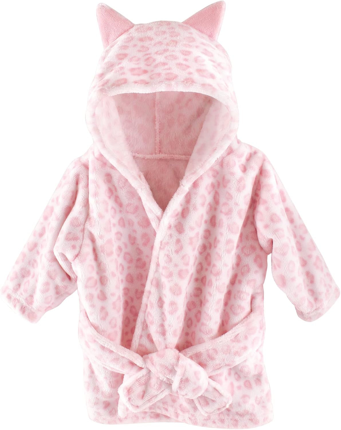 Unisex Baby Plush Animal Face Bathrobe