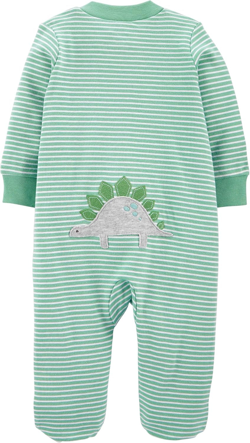 Baby-Boys 2-Way Zip Thermal Footed Sleep and Play, Pack of 2