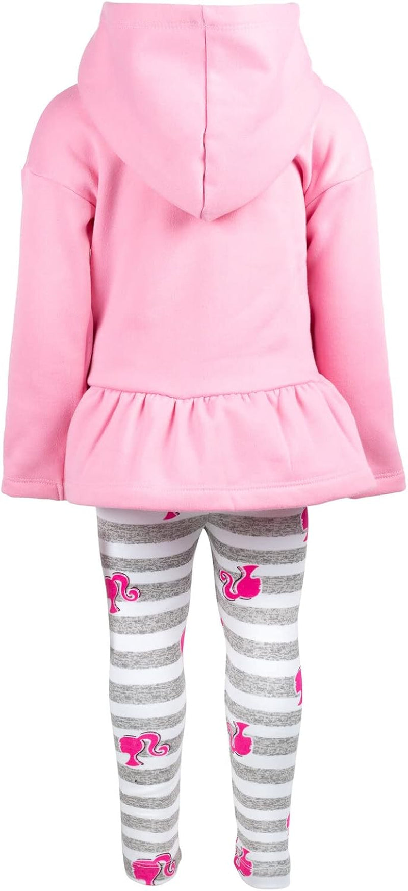 Girls Fleece Hoodie and Leggings Outfit Set Toddler to Big Kid Sizes (2T - 18-20)