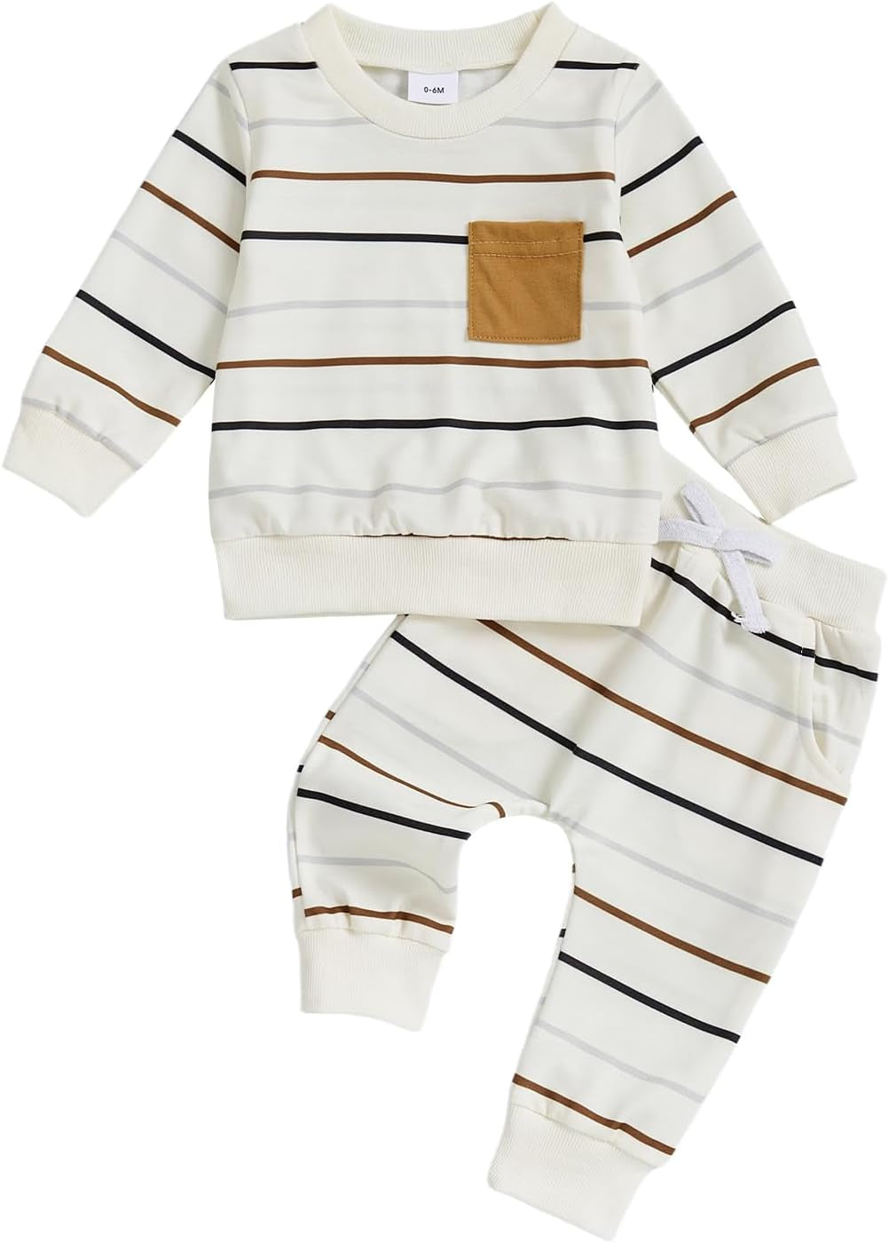 Toddler Baby Boy Clothes Long Sleeve Sweatshirt Pants Set Fall Winter Outfits