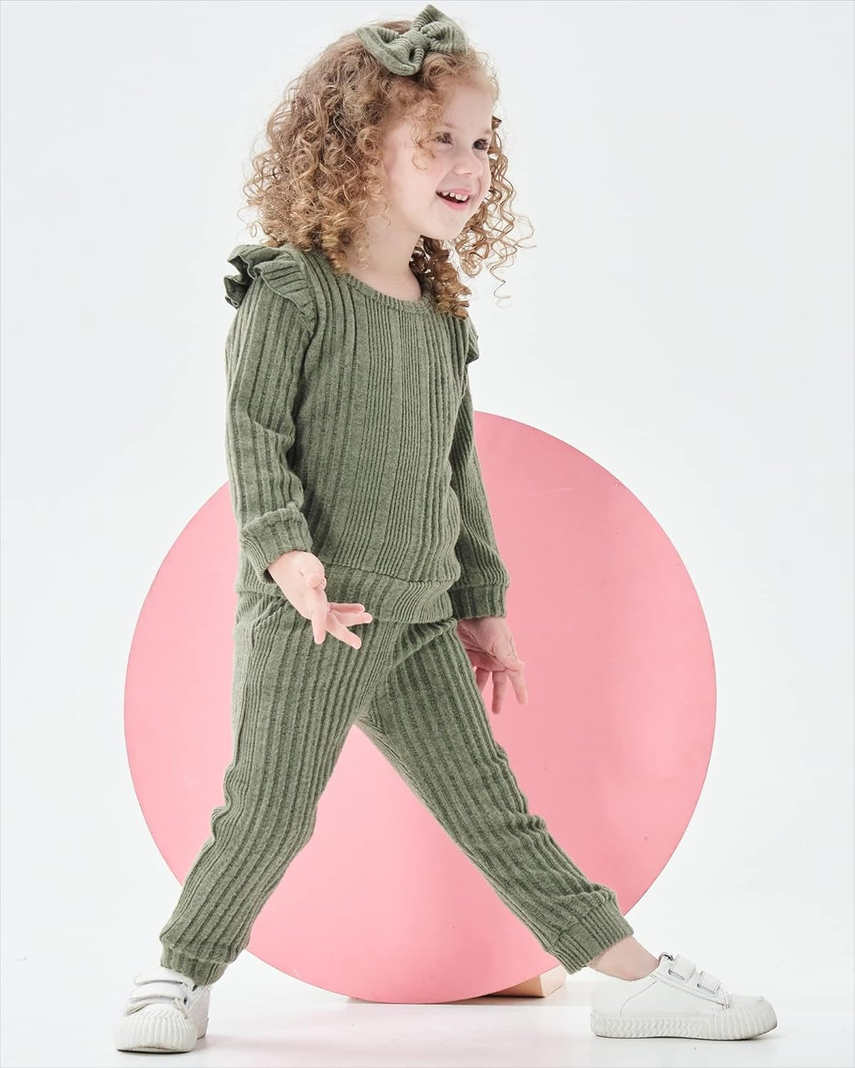 Toddler Baby Girl Clothes Fall Winter Sweatsuit Newborn Sweatshirt Sweat Pant Sets Outfits Infant Girls Clothing