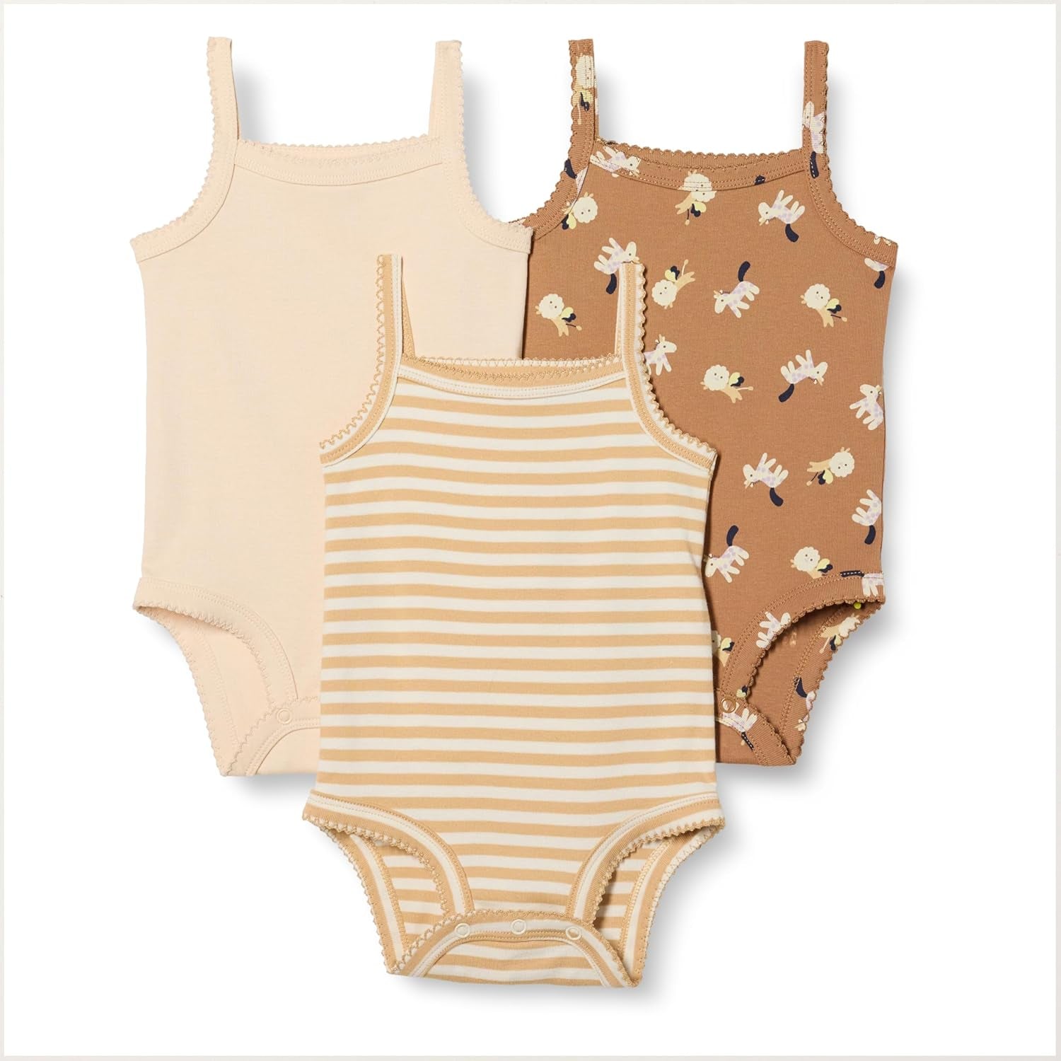 Baby-Girls Sleeveless Bodysuits
