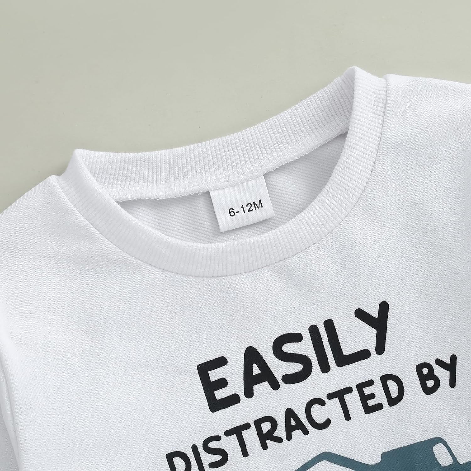 Toddler Baby Boy Fall Clothes Letter Truck Long Sleeve Pullover Sweatshirt Tops Joggers Pants Set Winter Outfits