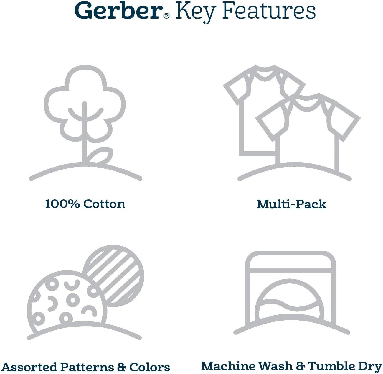 Baby Girls Baby-Girls 4-Pack Footed Pajamas