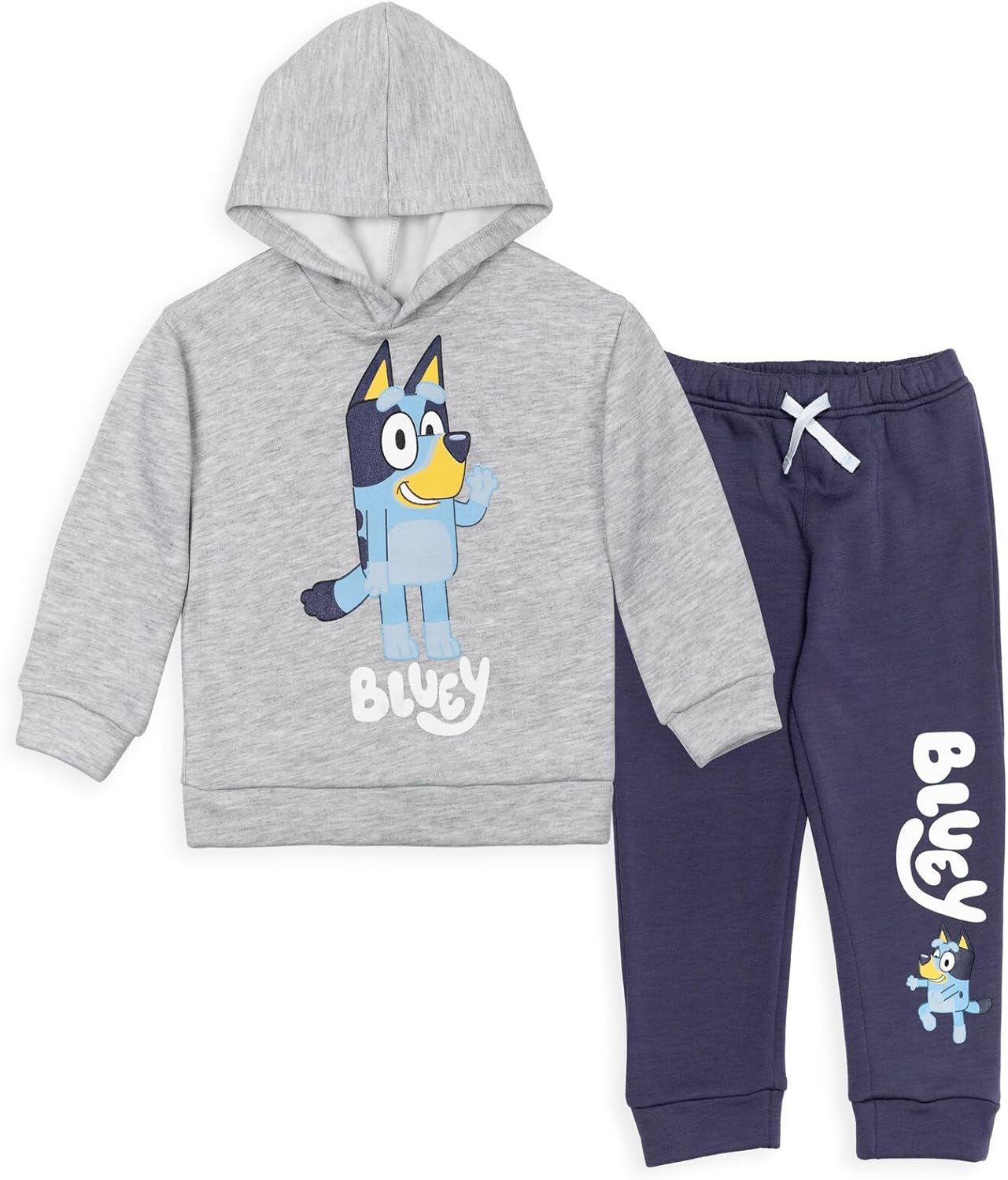 Fleece Pullover Hoodie and Pants Outfit Set Toddler to Little Kid Sizes (2T - 7-8)