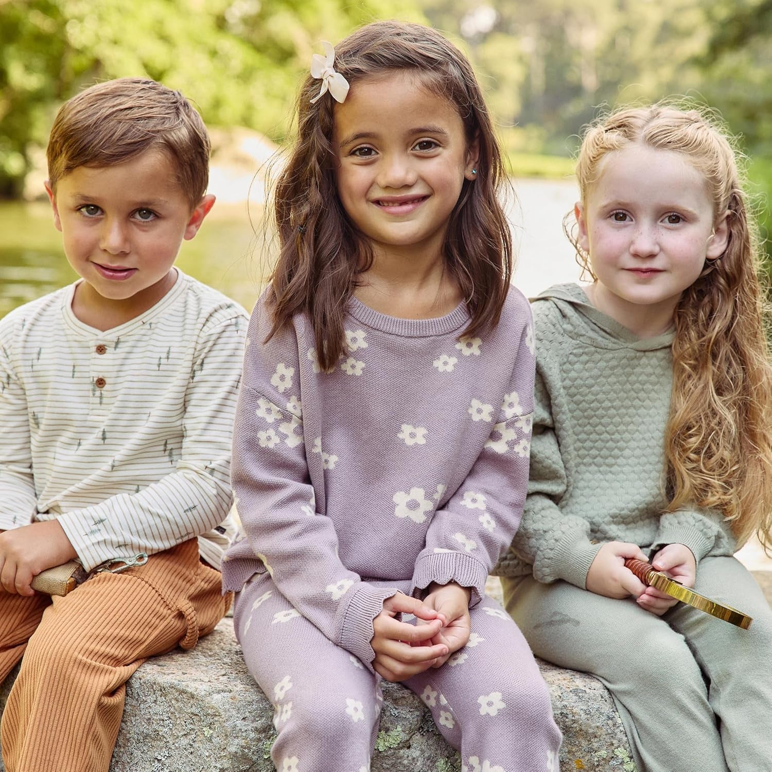 Baby-Girls Jacquard 2-Piece Sweater Set