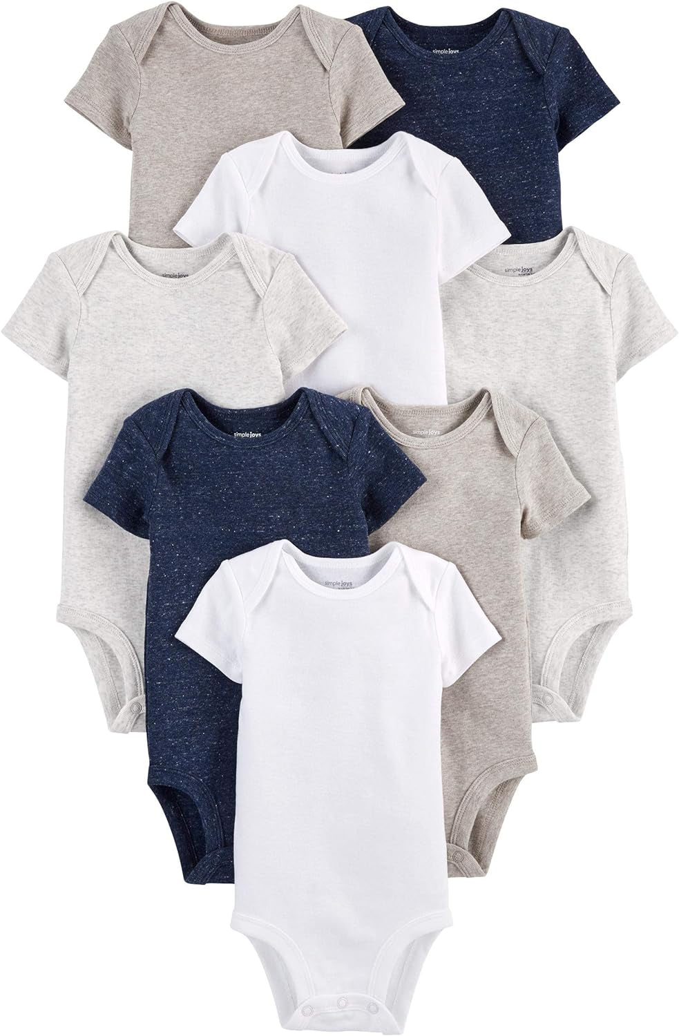 Unisex-Baby 8-Pack Short-Sleeve Bodysuit