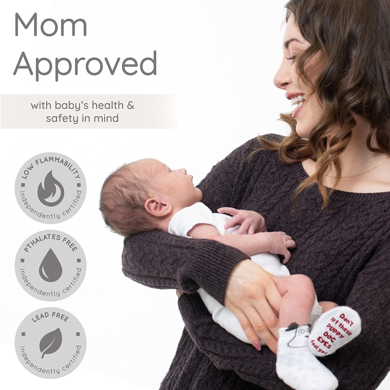 Baby Sock Gift Set - 7 Unique Pairs, Cute & Funny Unisex Newborn Gifts for Baby Showers & Registries