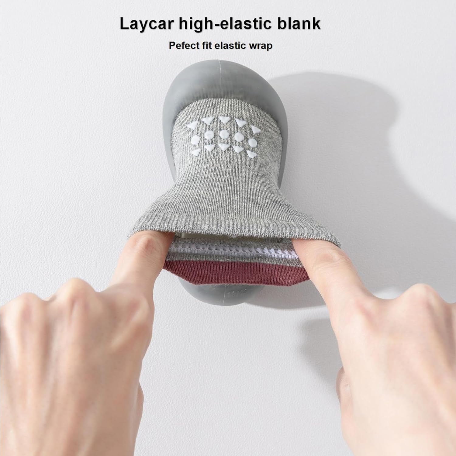 Baby Sock Shoes Toddler Non-Slip Slippers Infant Walking Shoes Soft Rubber Sole Sneakers for Baby Boys Girls